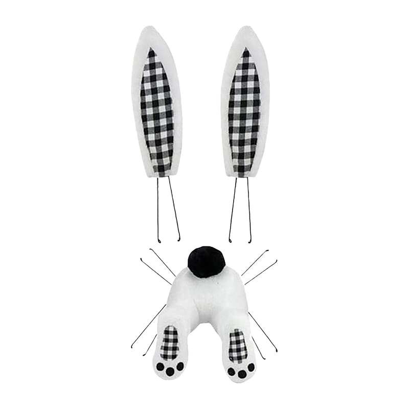 Bunny Butt for Wreath, Hanging Welcome Sign Wreath Attachment (b)