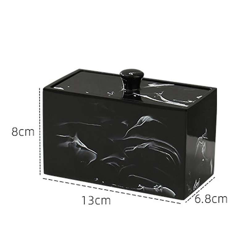 Marble Texture Resin Toothpick Holder Portable Toothpick Container 2