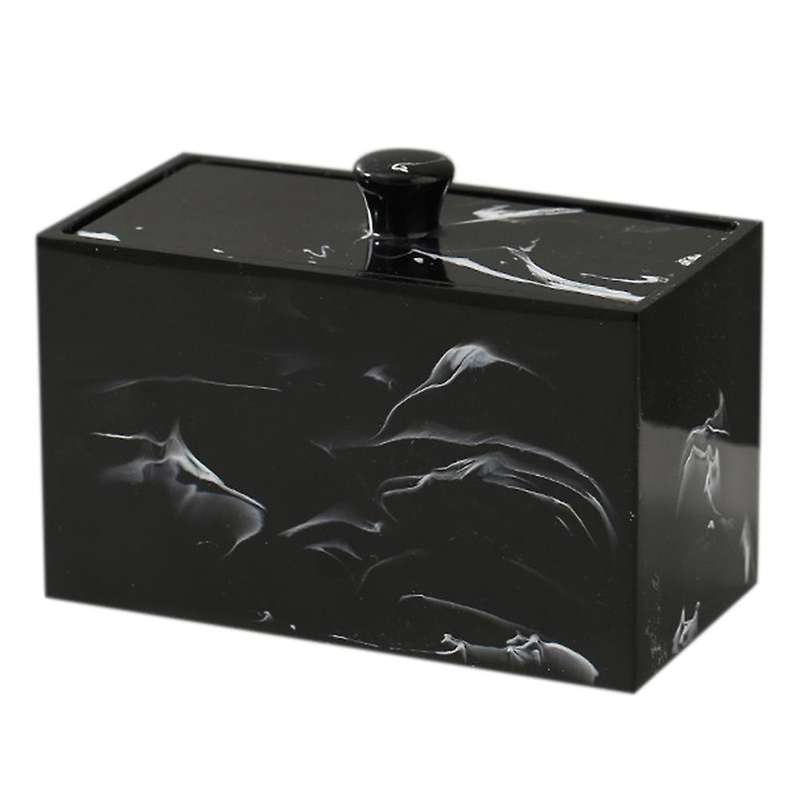 Marble Texture Resin Toothpick Holder Portable Toothpick Container 2
