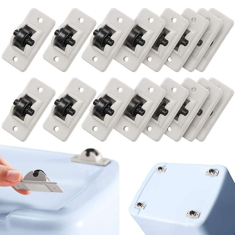 32pieces Self Adhesive Wheels for Box Bottom Storage Rack Diy Toy Car