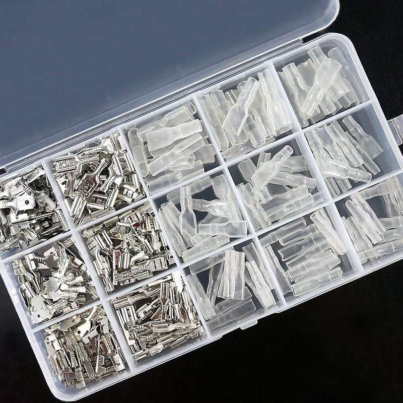 315pcs Splice 2.8mm 4.8mm 6.3mm Male and Female Wire Connector
