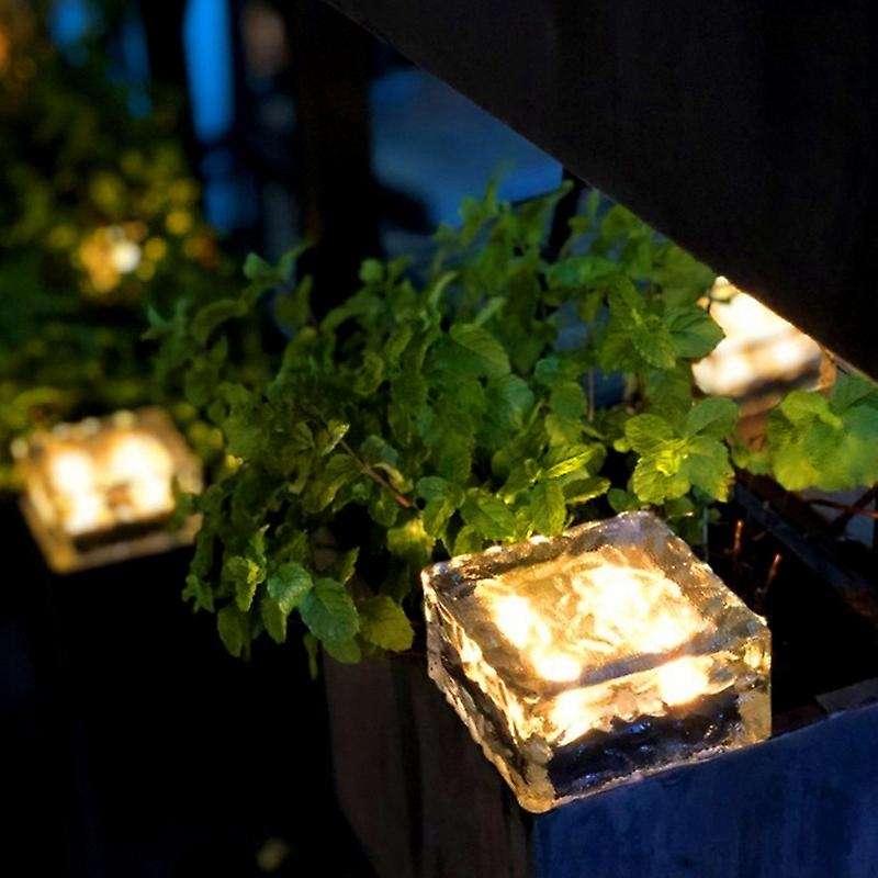 Solar Underground Lights Led Waterproof Lights - Warm Light