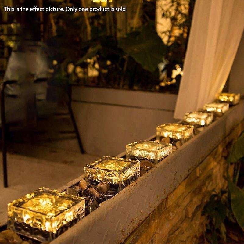 Solar Underground Lights Led Waterproof Lights - Warm Light