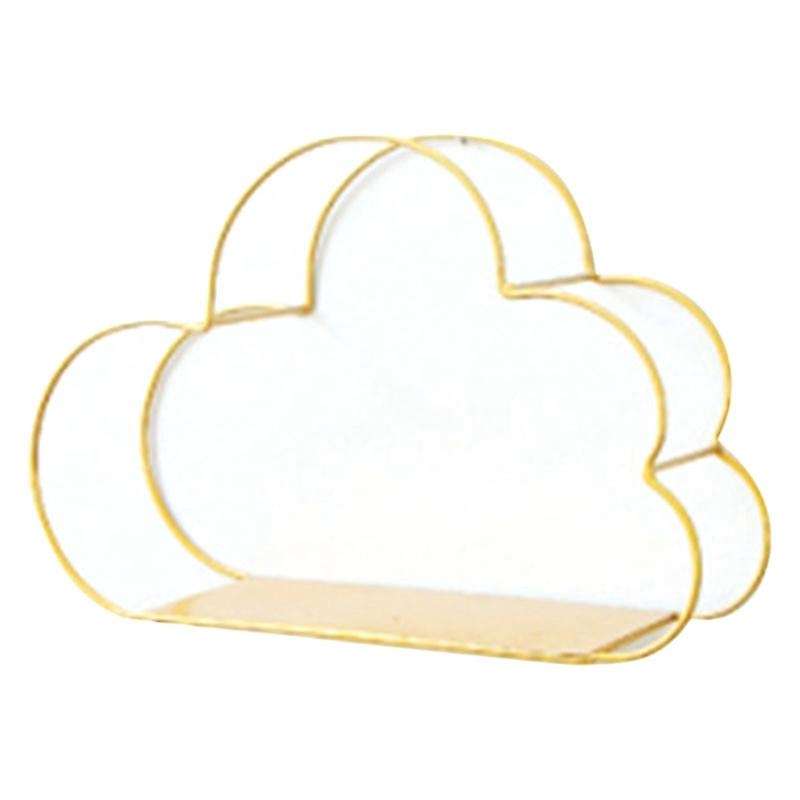 Nordic Style Wall-mounted Wrought Iron Hook Display Storage Rack,f
