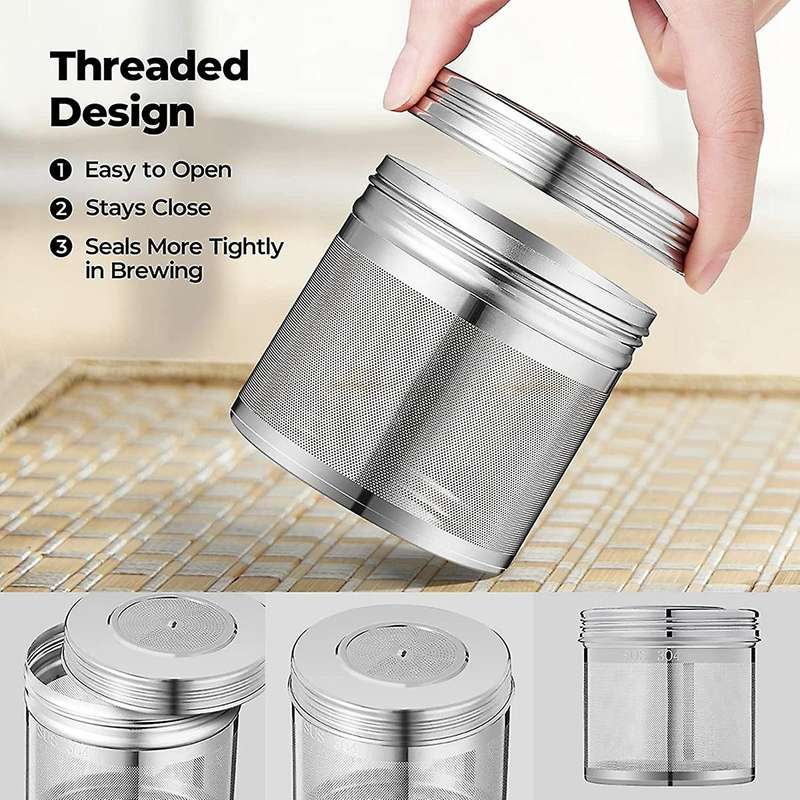 2 Pack Large Tea Ball Infuser for Loose Leaf Tea & Spice Infuser