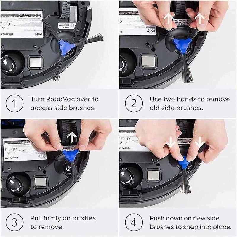 Filters Side Brushes for Eufy Robovac G10 G30 Robot Vacuum Cleaner