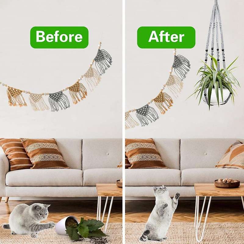 2pcs Macrame Hanging Planter, Hanging Planter Set(purple)