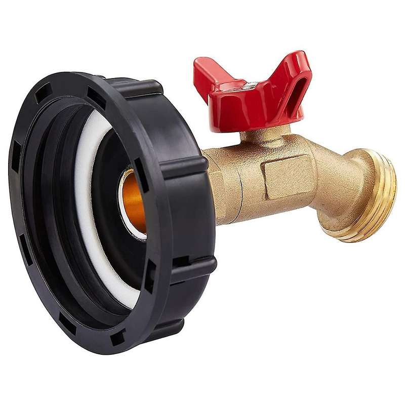 275 330 Gallon Ibc Suitcase Adapter 2 Inches + Water Valve Faucet