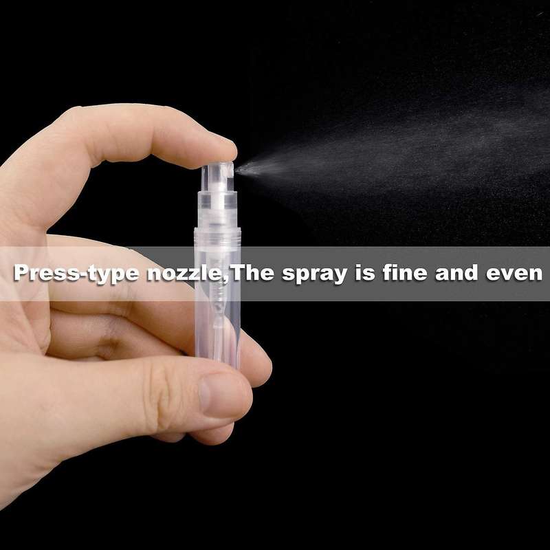 30pcs Clear 2ml Atomizer Plastic Bottle Spray Disposable Bottle
