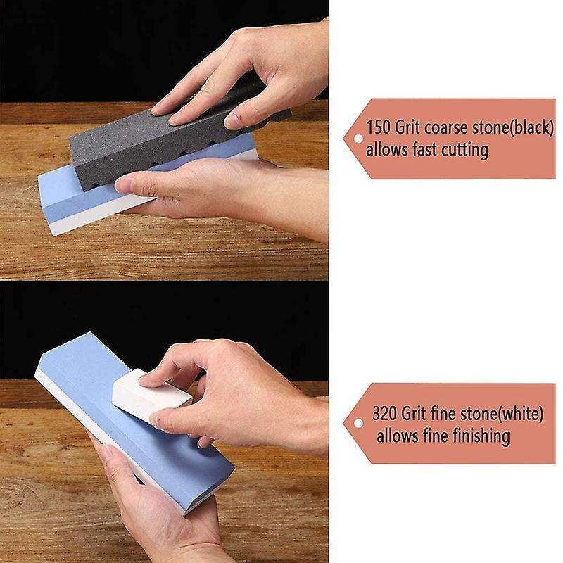 Dual Grit Coarse/fine Flattening Stone Set - Two Sharpening Stones