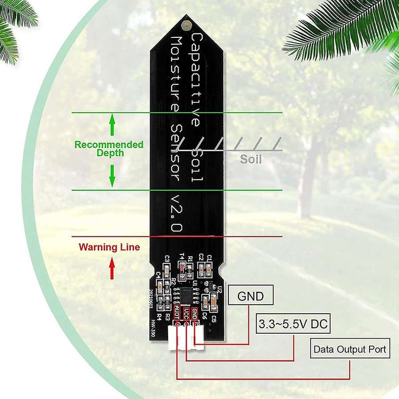 16 Pieces Soil Damp Sensor Water Humidity Damp Sensor Damp Soil