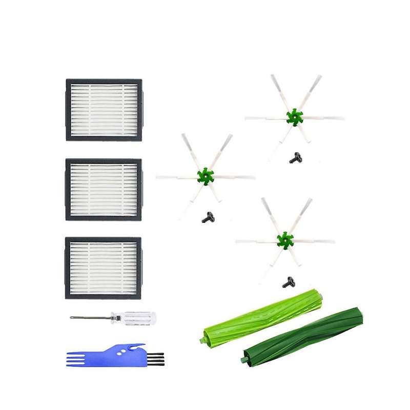 Hepa Filter Main Side Brush for Irobot Roomba E Series E5 E6 I I7