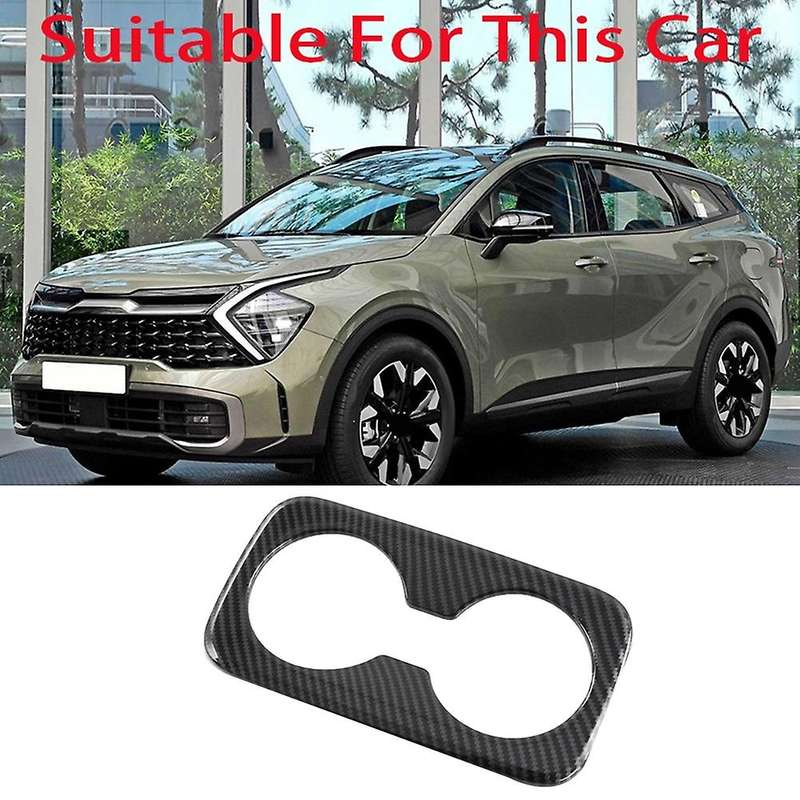 Carbon Fiber Rear Seat Drink Cup Holder for Sportage Nq5 2021 2022