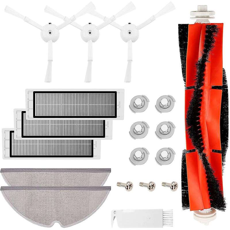 19 Pcs Accessories Kit for Xiaomi Robot Roborock S50 S51 S55 S5 S6