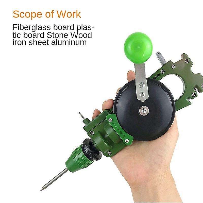 Hand Hole Punch, Glass Tile Opener, Integrated Hand-held Sharpener,