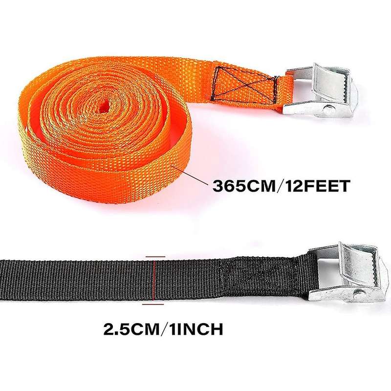 4pcs 300cm X 2.5cm,cam Buckle Lace Shoulder Strap, with Cam Lock
