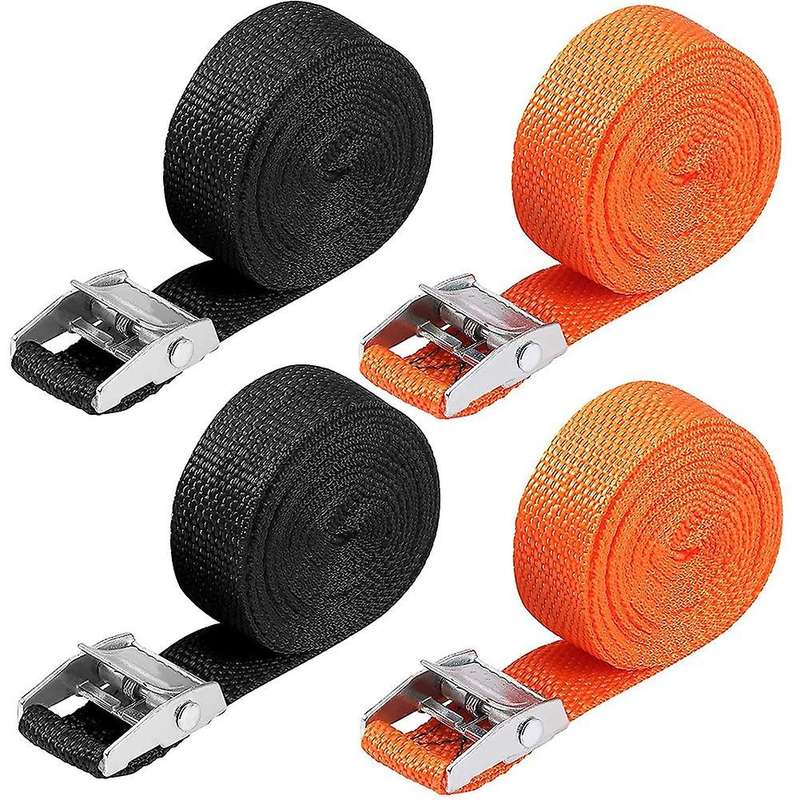 4pcs 300cm X 2.5cm,cam Buckle Lace Shoulder Strap, with Cam Lock