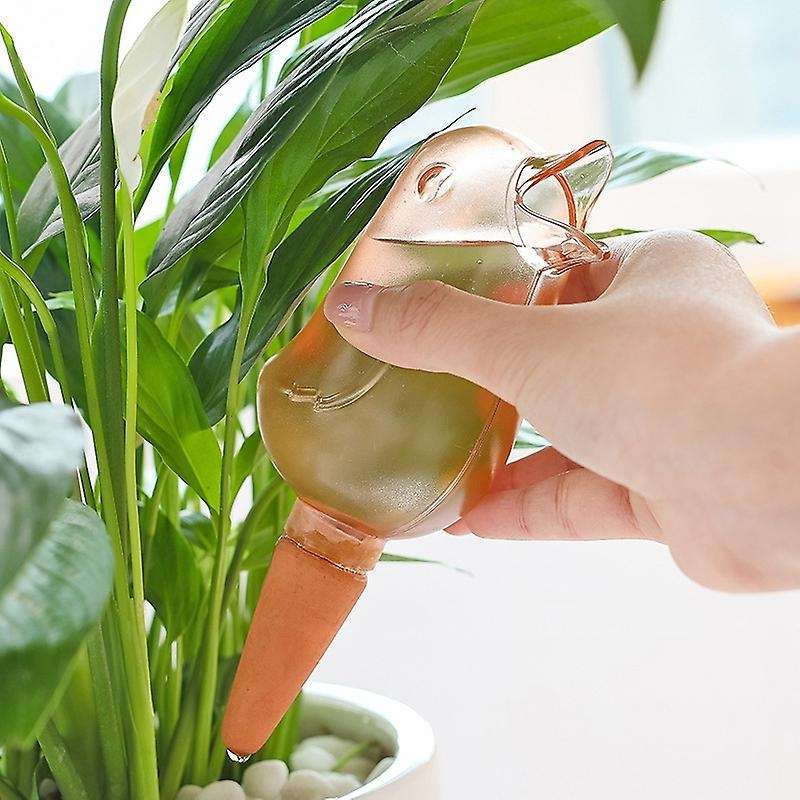 4 Pcs Bird Shape Houseplant Waterer Self Watering for Garden - Blue