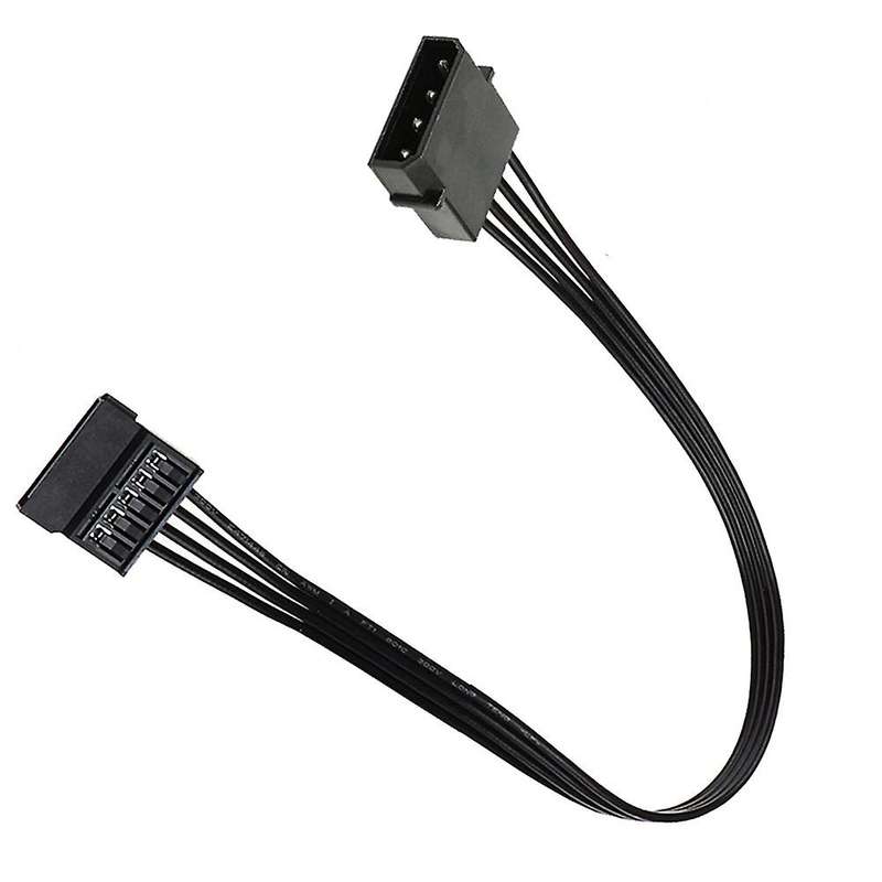 Molex Ide 4 Pin Male to 15 Pin Female Sata Power Converter,2 Pack
