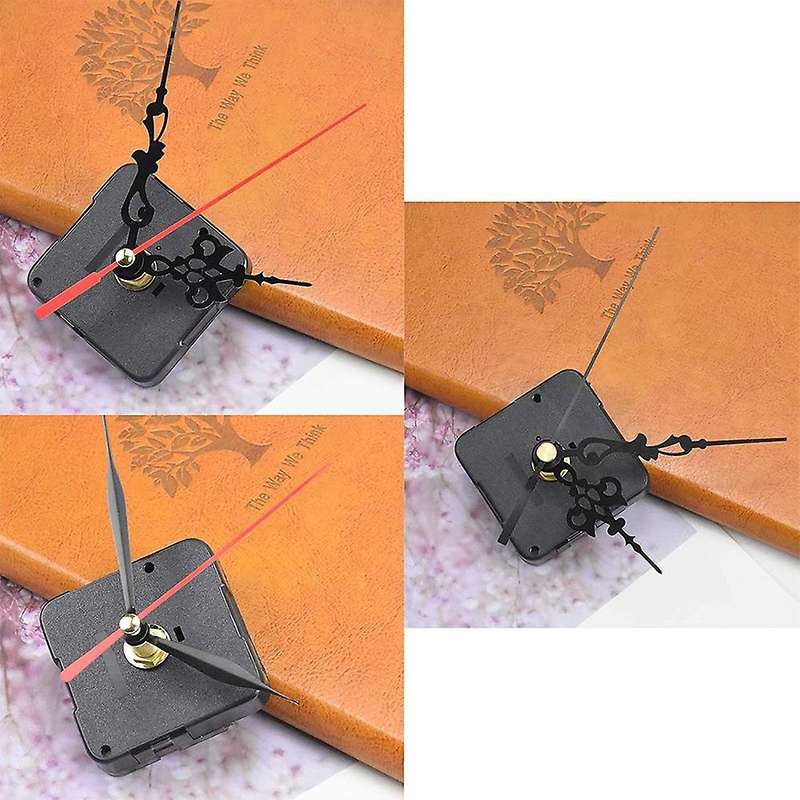 7 Sets Quartz Clock Movement Mechanism, Silent Short Shaft Clock