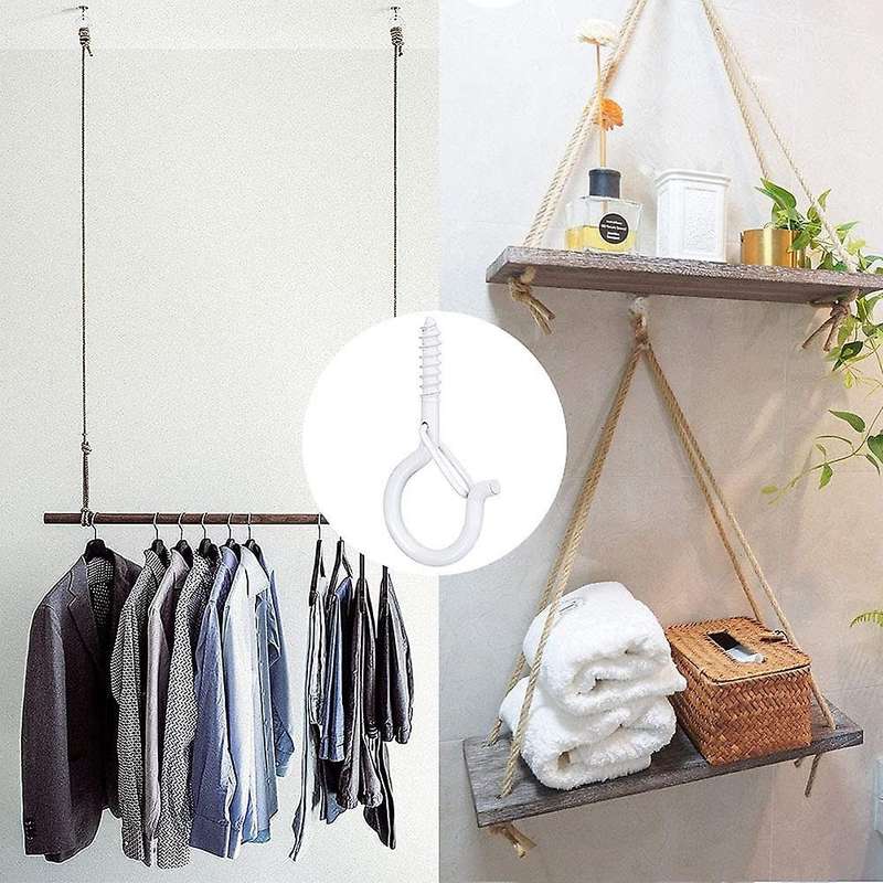 Q-hanger Screw Hooks Ceiling Hooks for Hanging Plants Outdoor