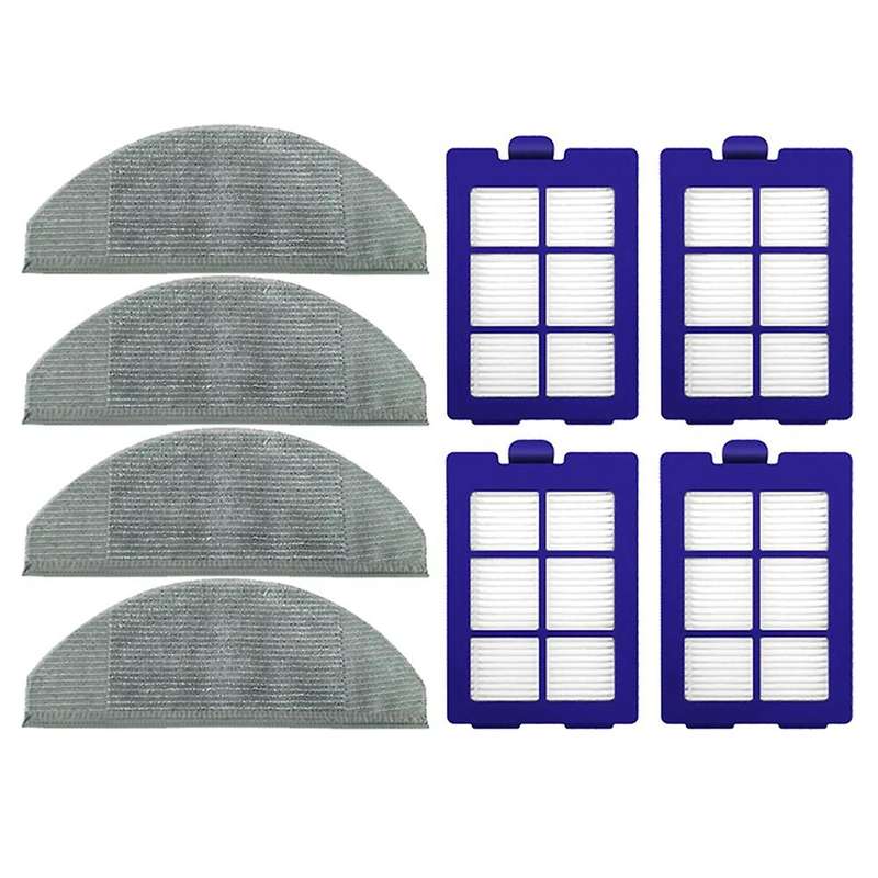 Mop Cloths Pads Hepa Filter for Anker Eufy Robovac X8 Hybrid Robot