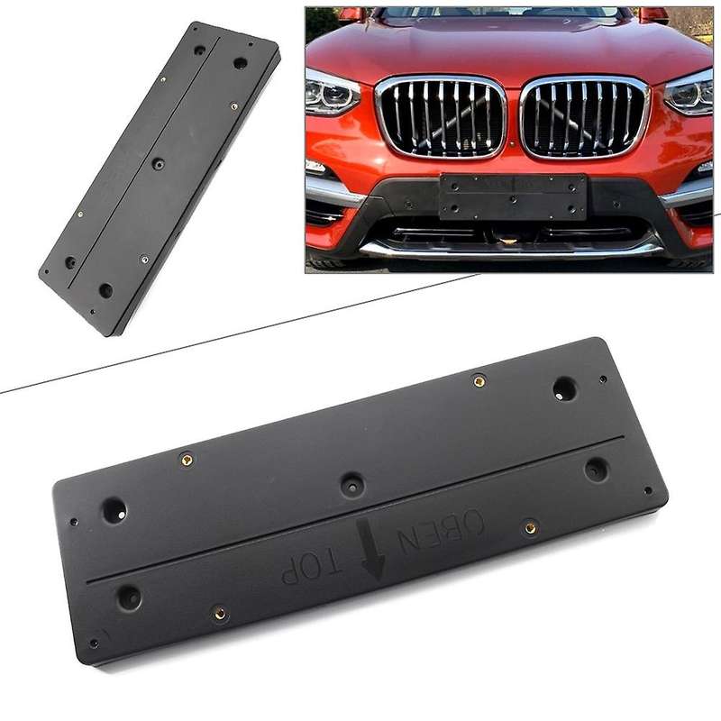 Car Front License Plate Base Bracket Holder For-bmw X3 G08 2018-2020