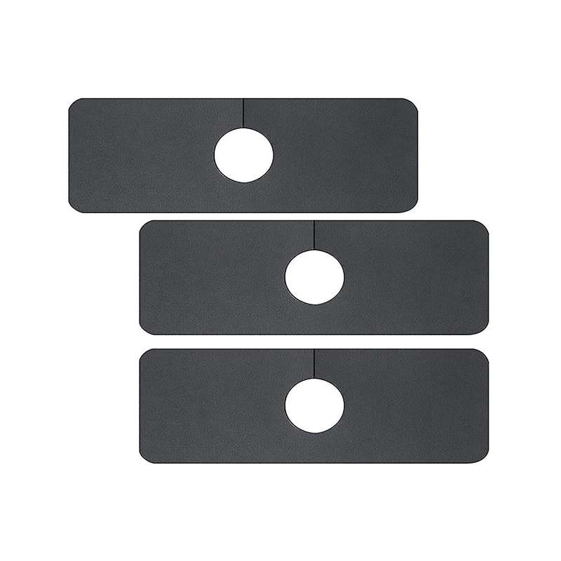 Water Splash Guard for Sink Faucet, 15inch Ternal Sink Mat- 3pack