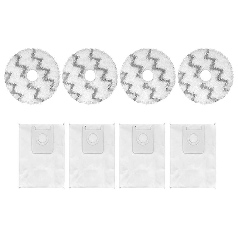 Dust Bag Mop Cloths Rag for Xiaomi Roidmi Eva Self-cleaning Emptying