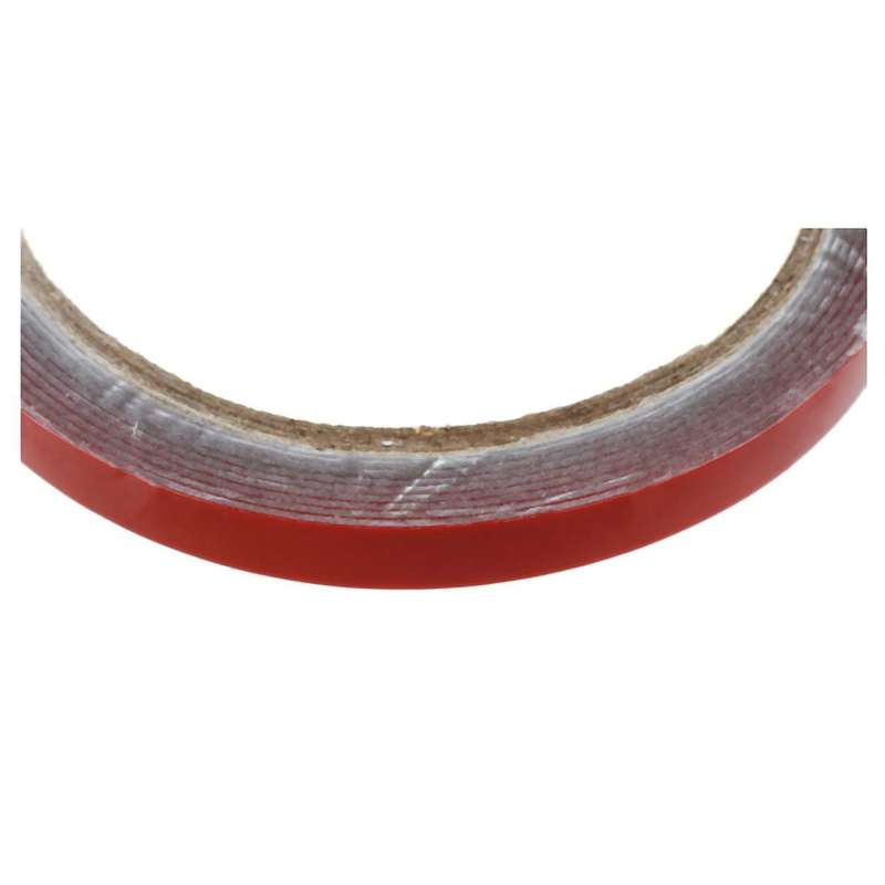 3m Strong Permanent Double Sided Foam Tape Roll, Red 8mm X 3m