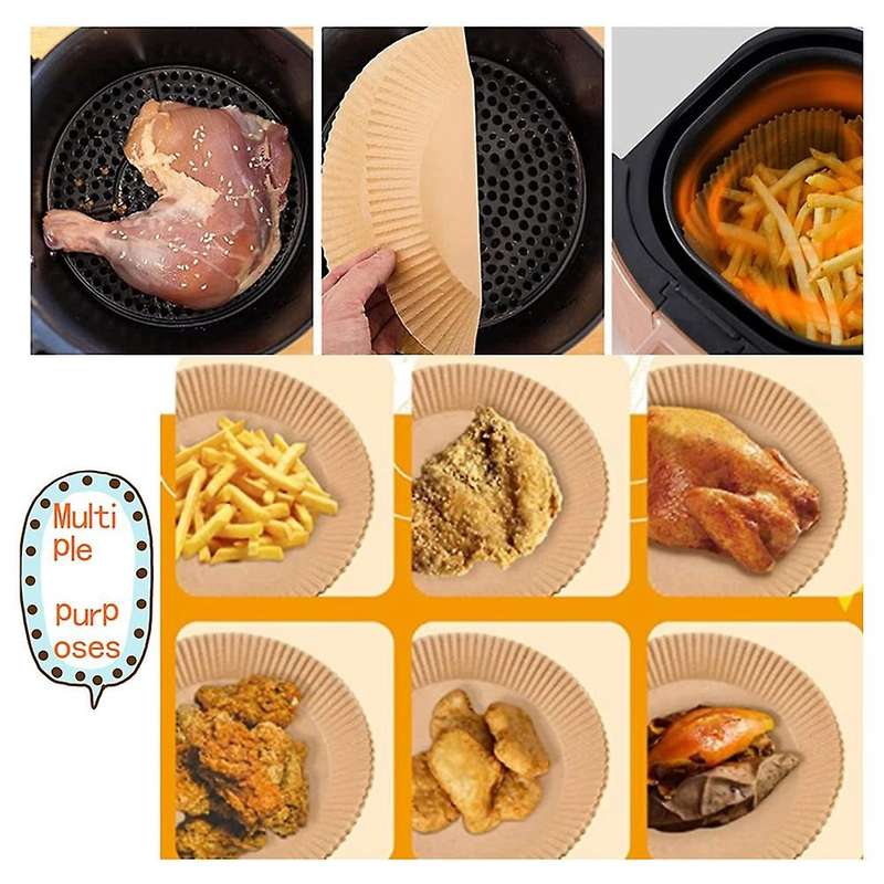 100 Pcs Air Fryer Liners,non-stick Baking Parchment,for Bbq,et