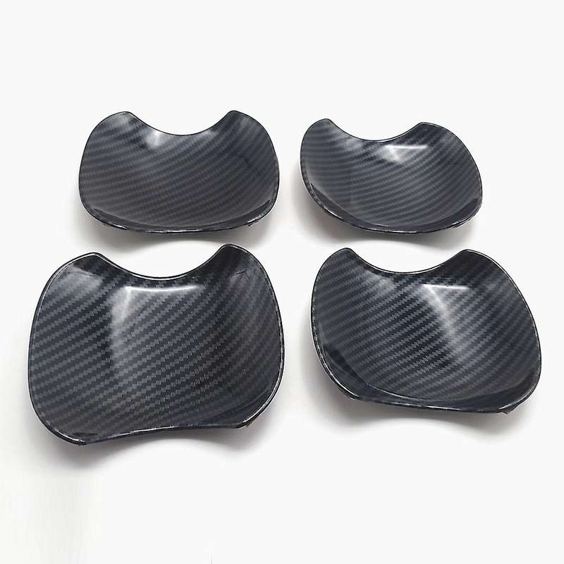 4pcs Carbon Fiber for Toyota Voxy Noah R90 2022 Door Bowl Trim Abs