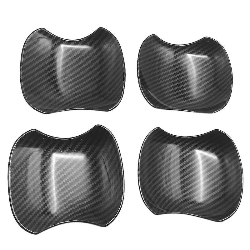 4pcs Carbon Fiber for Toyota Voxy Noah R90 2022 Door Bowl Trim Abs