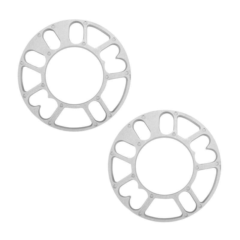 2pcs Universal 10mm Alloy Aluminum Wheel Spacers Shims Fit 4 / 5 Stud