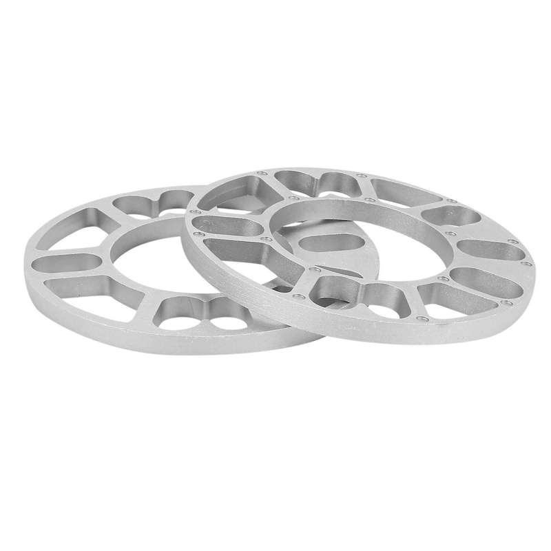 2pcs Universal 10mm Alloy Aluminum Wheel Spacers Shims Fit 4 / 5 Stud