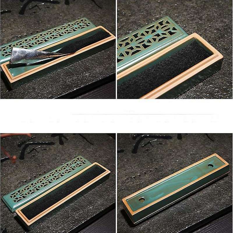 Incense Holder Incense Burner with Non-combustible Cotton (d)