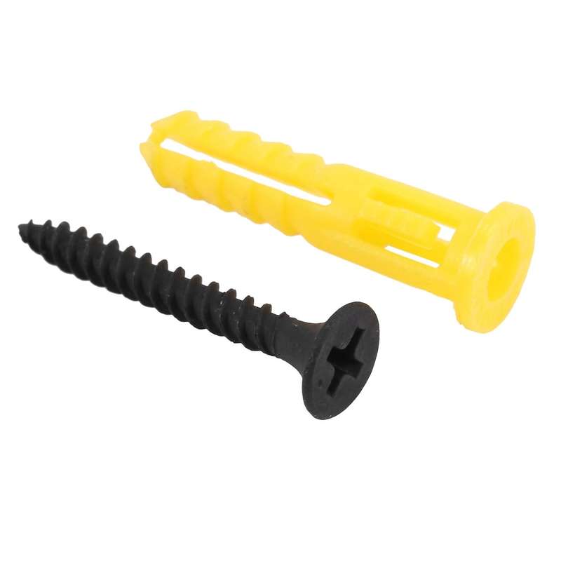 Double Curtain Rod Holders Set, Tap Right Into Window Frame White