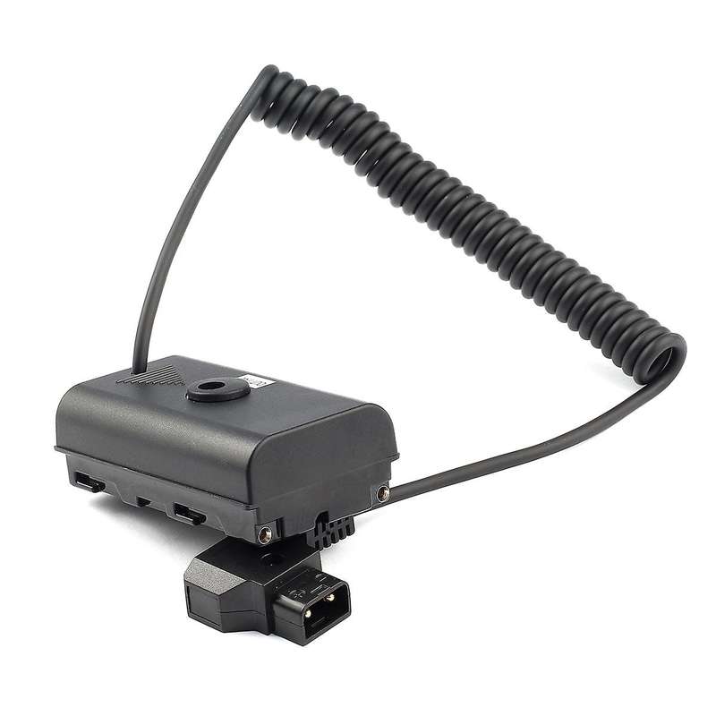 Power Adapter Cable for D-tap Connector to Np-f Dummy Battery