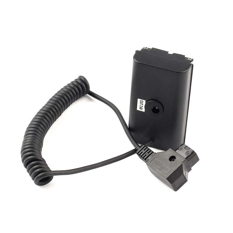 Power Adapter Cable for D-tap Connector to Np-f Dummy Battery