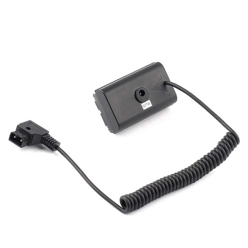 Power Adapter Cable for D-tap Connector to Np-f Dummy Battery