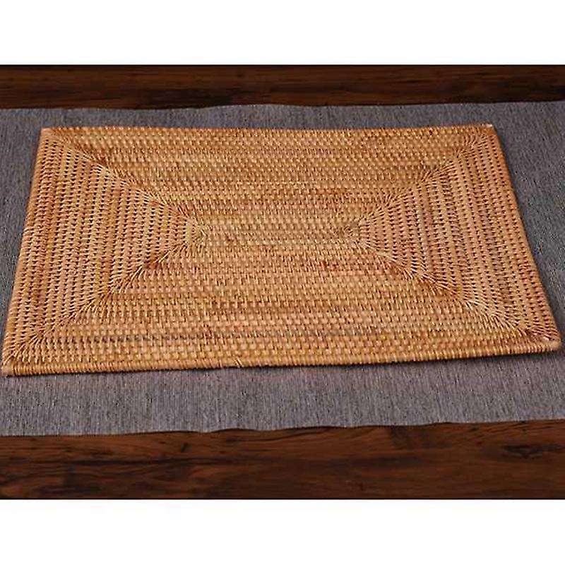 Table Mats Non Slip Rattan Placemats Dining Table Heat Resistant