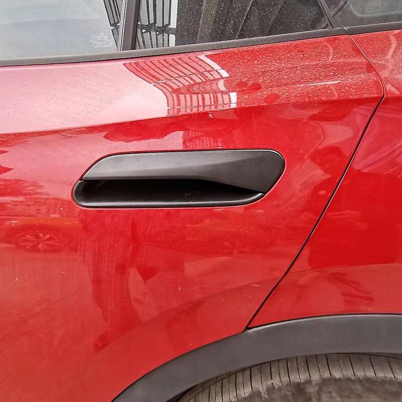 4pcs Carbon Fiber Car Door Handle Cover Trim for Id.4x Id4x 2022