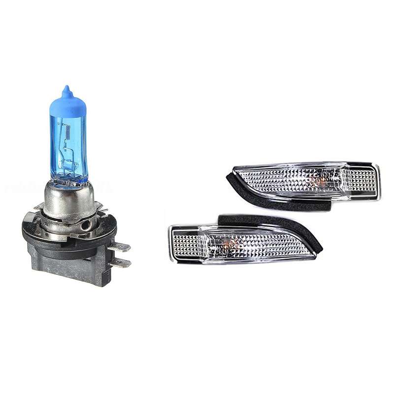 2x H11b 55w Car Halogen Light Headlight Bulb White 6000k Dc12v