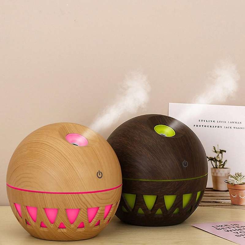 Essential Oil Diffuser 130ml for Home, 7 Colors Lights,(light Wood)