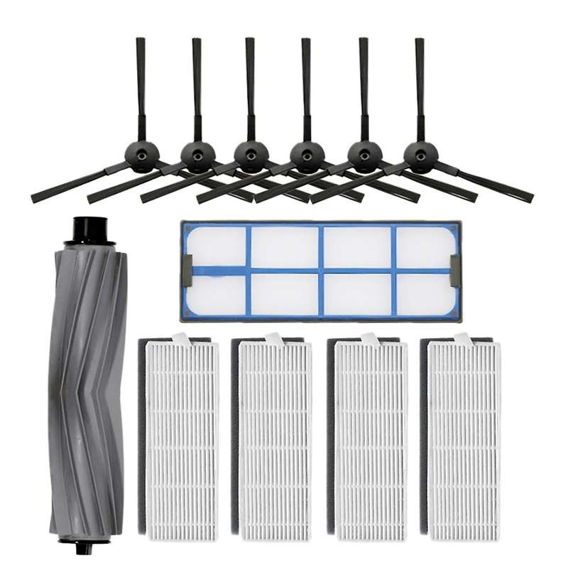 12 Pcs Kit for Ilife A8 A6 X620 X623 Main Brush Filter Side Brush
