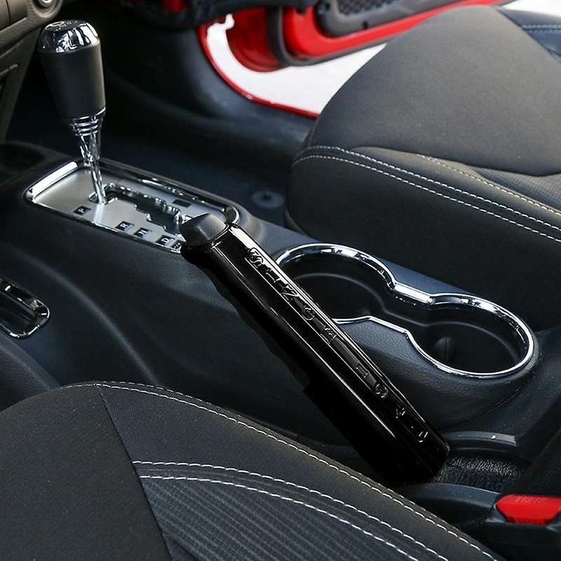 Car Handbrake Handle Decoration Cover Trim Stickers, Abs Black