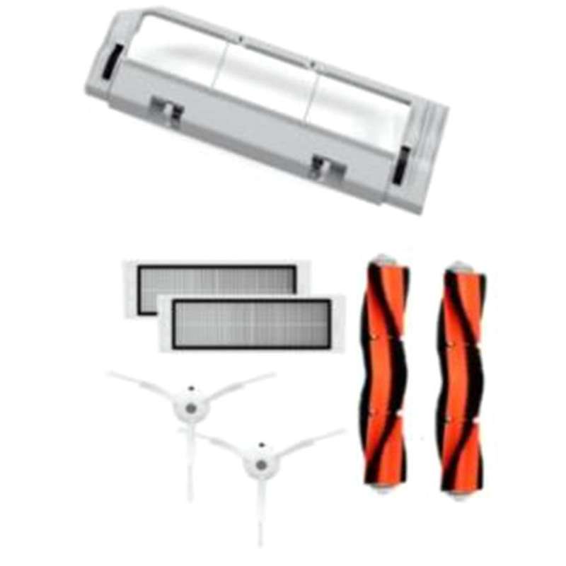 Hepa Filter Side Brush Mop Cloths Brush Cover Kit for Xiaomi Mi Robot