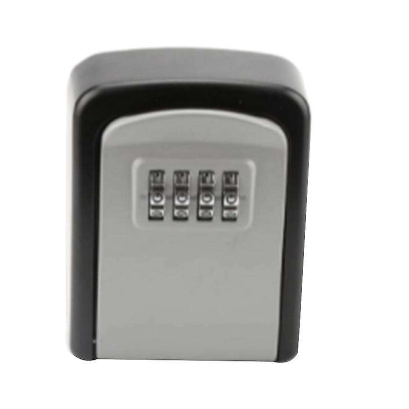 Wall Mounted Zinc Alloy Key Safe Box Weatherproof 4 Digit