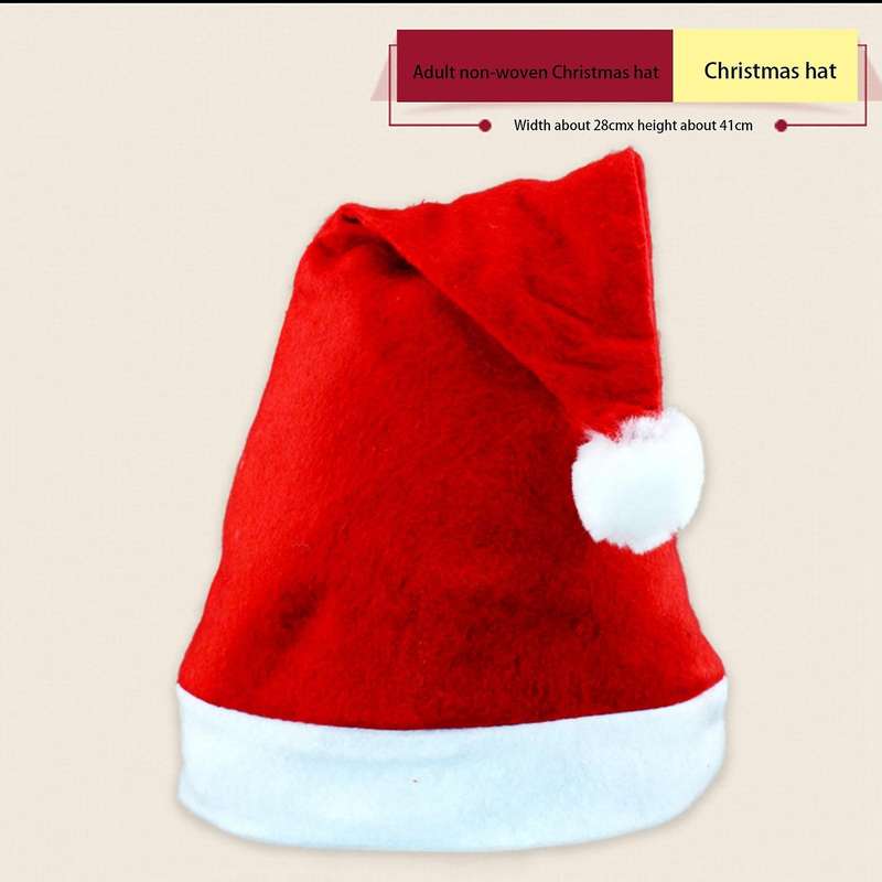 Bulk Christmas Santa Hats for Adults, Classic Red Xmas Holiday Hats