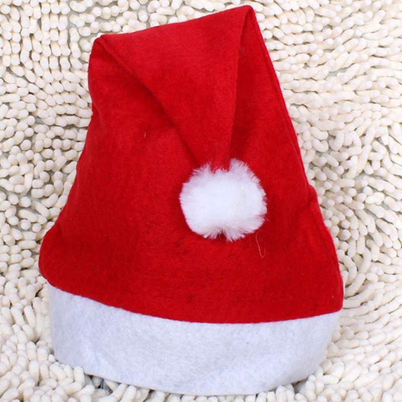 Bulk Christmas Santa Hats for Adults, Classic Red Xmas Holiday Hats
